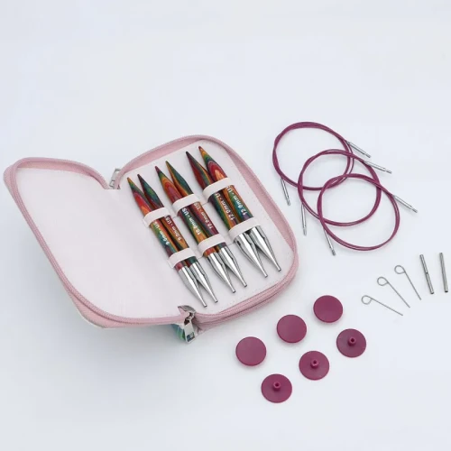 Przejdź do produktu Zestaw drutów wymiennych drewnianych KnitPro / Symfonie 2 / Chunky Set